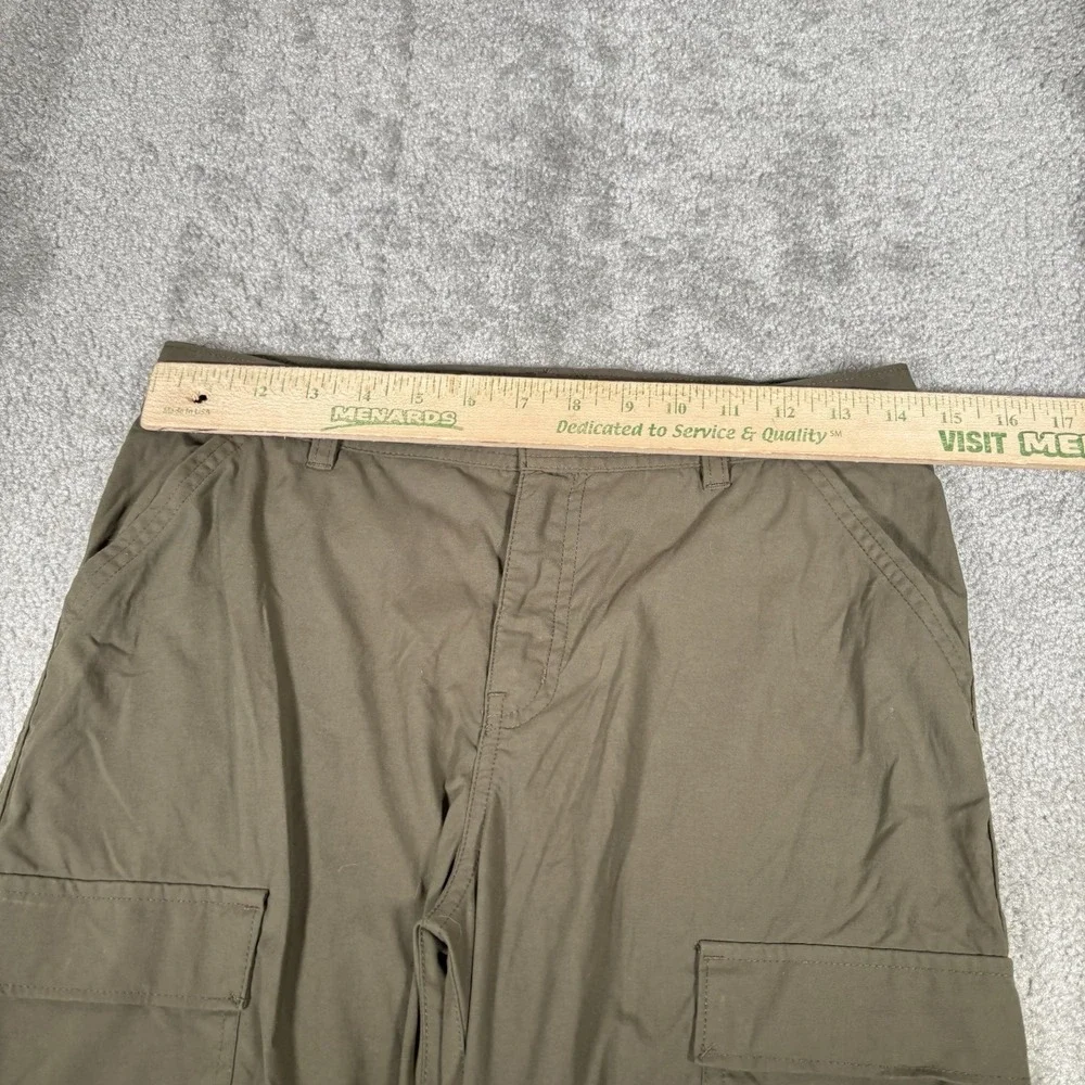 REI Co-op Pants Youth Boys L Green Sahara Convertible Cargo Nylon Stretch Hiking